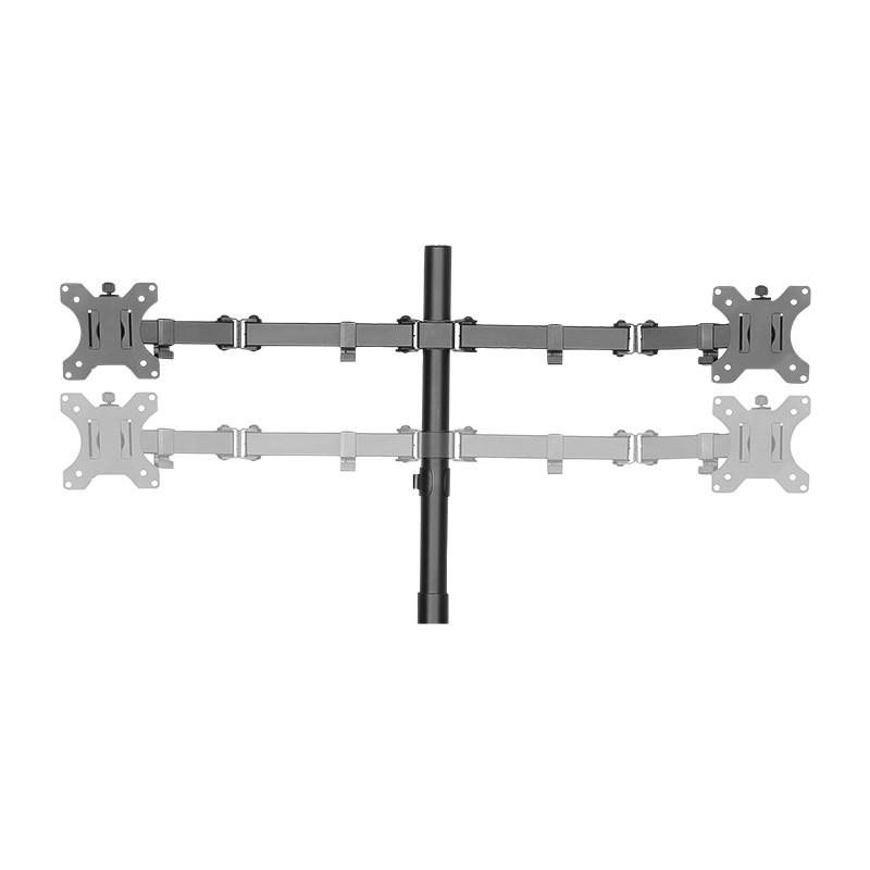 LogiLink BP0046 monitor mount / stand 81.3 cm (32") Desk Stainless steel LogiLink BP0046 monitor mount / stand 81.3 cm (32") Desk Stainless steel
