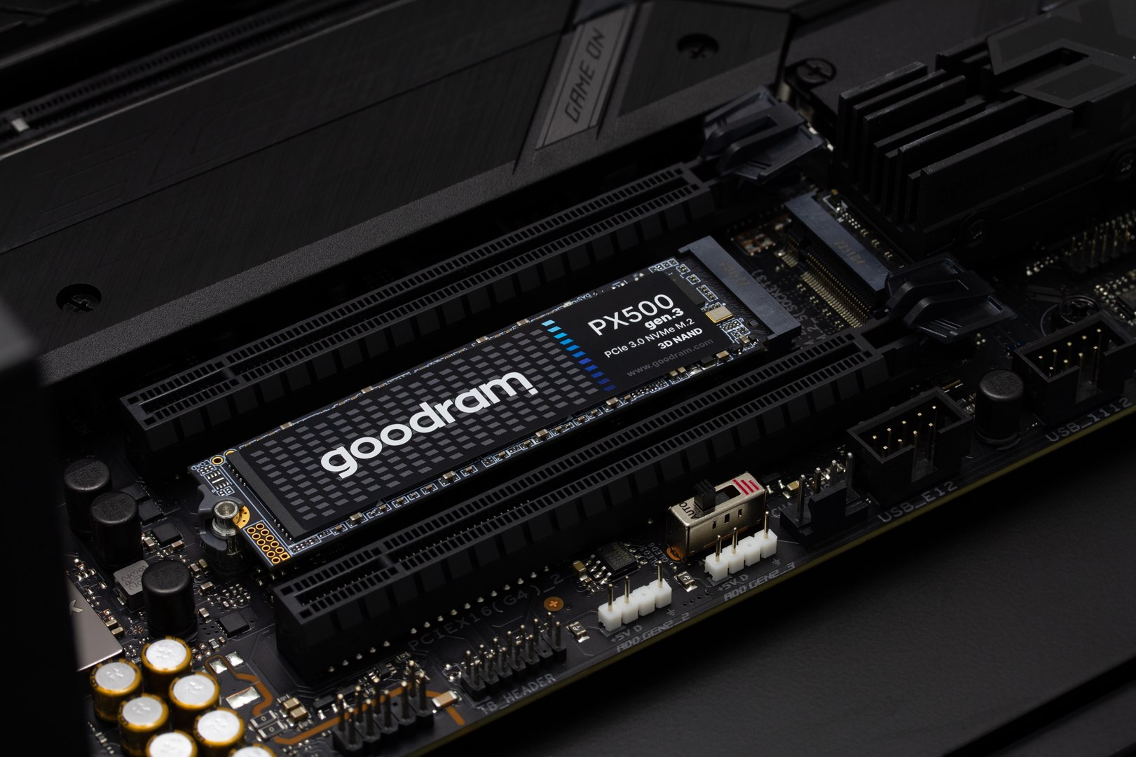 Goodram PX500 GEN.3 SSDPR-PX500-256-80-G3 internal solid state drive 256 GB M.2 PCI Express 3.0 NVMe 3D NAND Goodram PX500 GEN.3 SSDPR-PX500-256-80-G3 internal solid state drive 256 GB M.2 PCI Express 3.0 NVMe 3D NAND