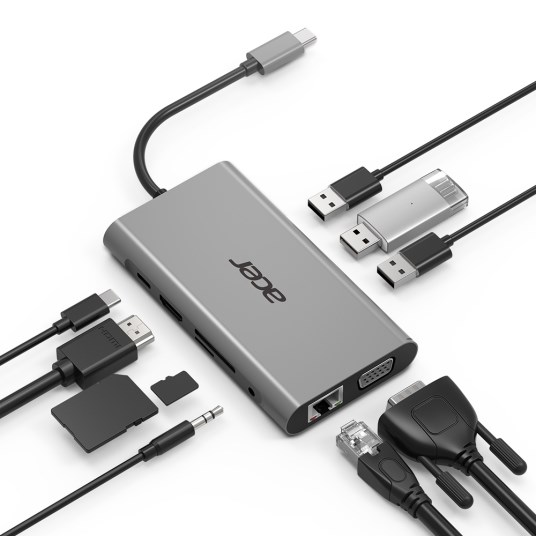 Acer HP.DSCAB.002 laptop dock/port replicator USB 3.2 Gen 1 (3.1 Gen 1) Type-C Silver Acer HP.DSCAB.002 laptop dock/port replicator USB 3.2 Gen 1 (3.1 Gen 1) Type-C Silver