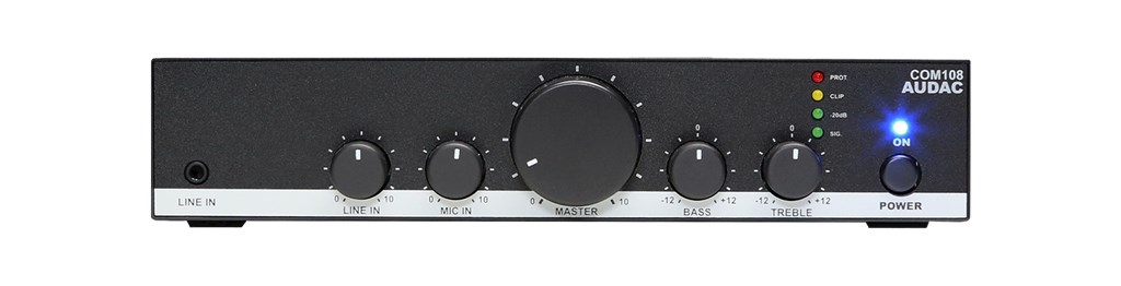 Public address amplifier Audac AUDAC COM108 80W 100V Public address amplifier Audac AUDAC COM108 80W 100V