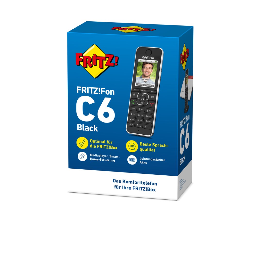 FRITZ!Fon C6 Black - German edition FRITZ!Fon C6 Black - German edition