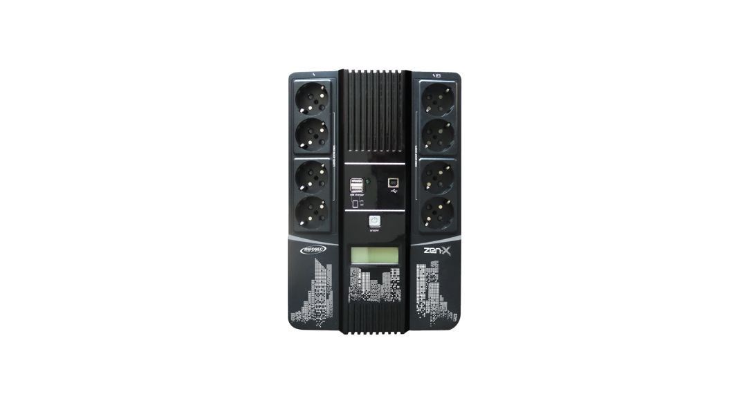 Infosec Zen-X 1000 uninterruptible power supply (UPS) Line-Interactive 1 kVA 600 W 8 AC outlet(s) Infosec Zen-X 1000 uninterruptible power supply (UPS) Line-Interactive 1 kVA 600 W 8 AC outlet(s)