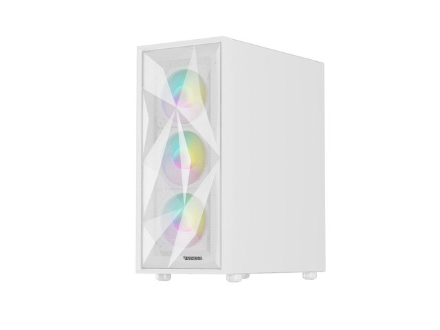 HOUSING GENESIS DIAXID 605 ARGB MIDI TOWER WITH USB-C WINDOW WHITE HOUSING GENESIS DIAXID 605 ARGB MIDI TOWER WITH USB-C WINDOW WHITE