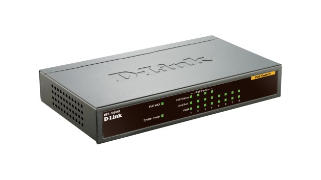 D-Link 8-port 10/100 Desktop Switch with 4 PoE Ports D-Link 8-port 10/100 Desktop Switch with 4 PoE Ports