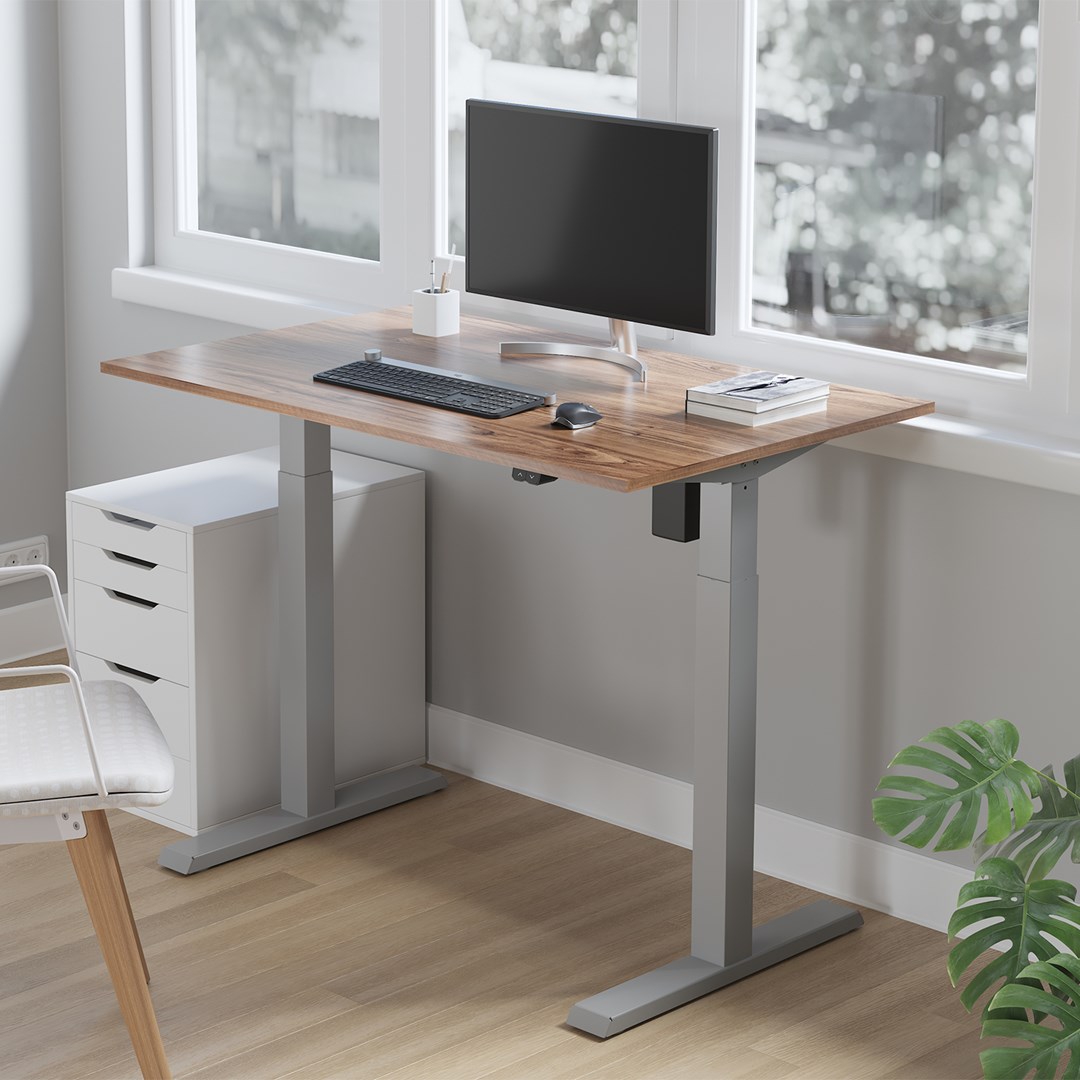 Ergo Office ER-403G Sit-stand Desk Table Frame Electric Height Adjustable Desk Office Table Without Table Top Gray Ergo Office ER-403G Sit-stand Desk Table Frame Electric Height Adjustable Desk Office Table Without Table Top Gray