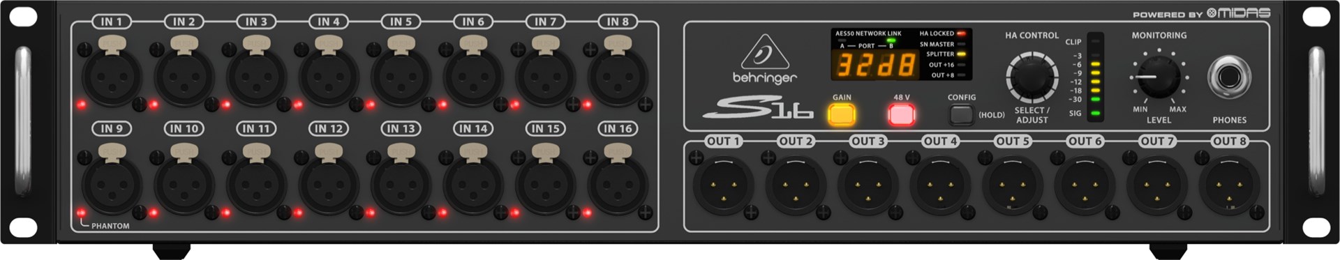 Behringer Digital Snake S16 audio module Behringer Digital Snake S16 audio module