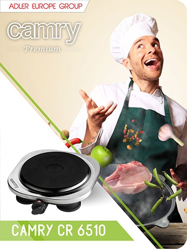 Adler CAMRY CR 6510 stove Freestanding Black,Grey Electric Adler CAMRY CR 6510 stove Freestanding Black,Grey Electric