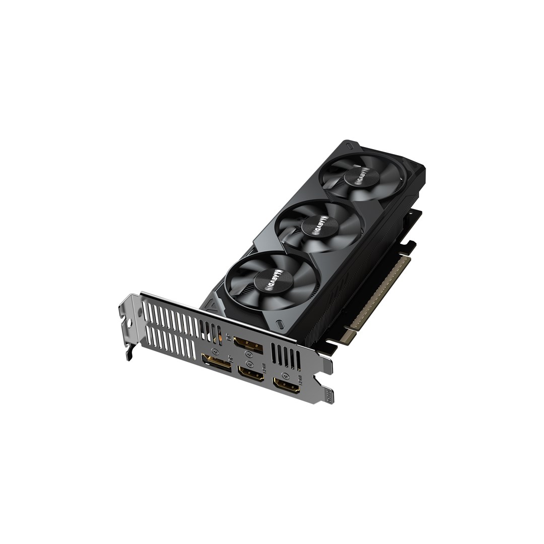 GIGABYTE GeForce RTX 5050 OC Low Profile 8G Graphics Card - 8GB GDDR6, 128bit, PCI-E 5.0, 2587MHz Core Clock, 2 x DP, 2 x HDMI, NVIDIA DLSS 4, GV-N5050OC-8GL GIGABYTE GeForce RTX 5050 OC Low Profile 8G Graphics Card - 8GB GDDR6, 128bit, PCI-E 5.0, 2587MHz Core Clock, 2 x DP, 2 x HDMI, NVIDIA DLSS 4, GV-N5050OC-8GL