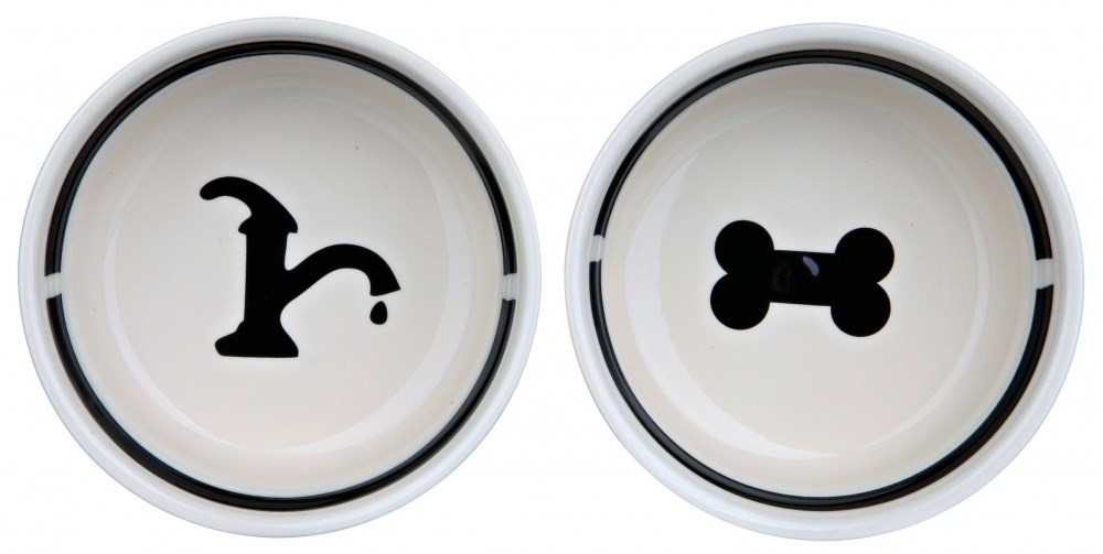 TRIXIE 24641 A set of ceramic bowls on a stand 0.6 l TRIXIE 24641 A set of ceramic bowls on a stand 0.6 l