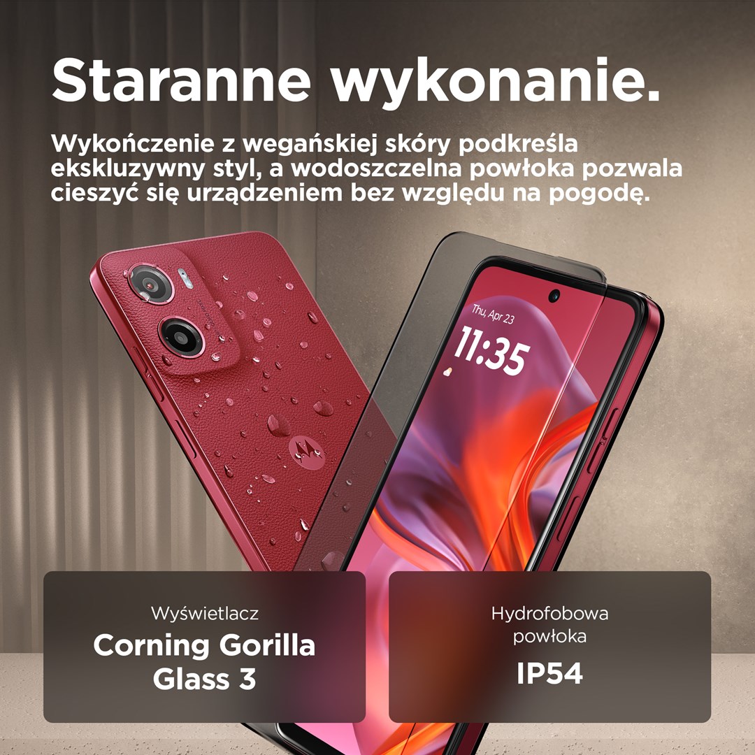 Motorola moto g05 16.9 cm (6.67") Dual SIM Android 15 4G USB Type-C 8 GB 128 GB 5200 mAh Red Motorola moto g05 16.9 cm (6.67") Dual SIM Android 15 4G USB Type-C 8 GB 128 GB 5200 mAh Red