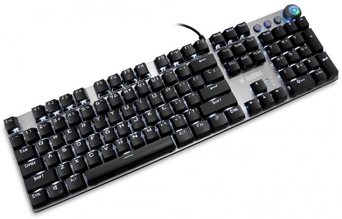 iBox Aurora K-4 keyboard USB QWERTY Black iBox Aurora K-4 keyboard USB QWERTY Black