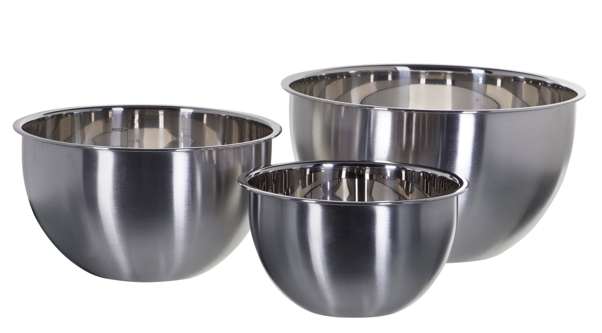 SET OF 3 BOWLS (16, 20, 24 CM) GEFU MONDI G-89430 SET OF 3 BOWLS (16, 20, 24 CM) GEFU MONDI G-89430
