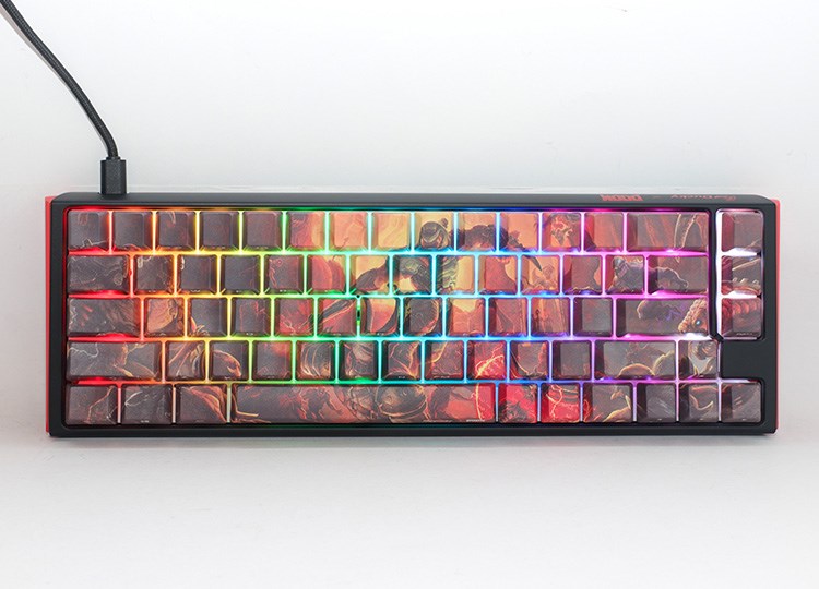 Ducky One 3 SF Doom Limited Edition keyboard Gaming USB QWERTY Multicolour Ducky One 3 SF Doom Limited Edition keyboard Gaming USB QWERTY Multicolour