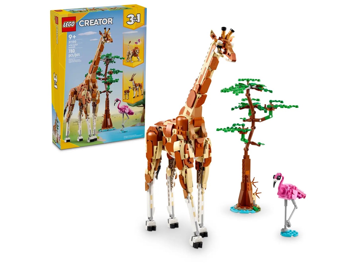 LEGO CREATOR 3 IN 1 31150 WILD SAFARI ANIMALS LEGO CREATOR 3 IN 1 31150 WILD SAFARI ANIMALS