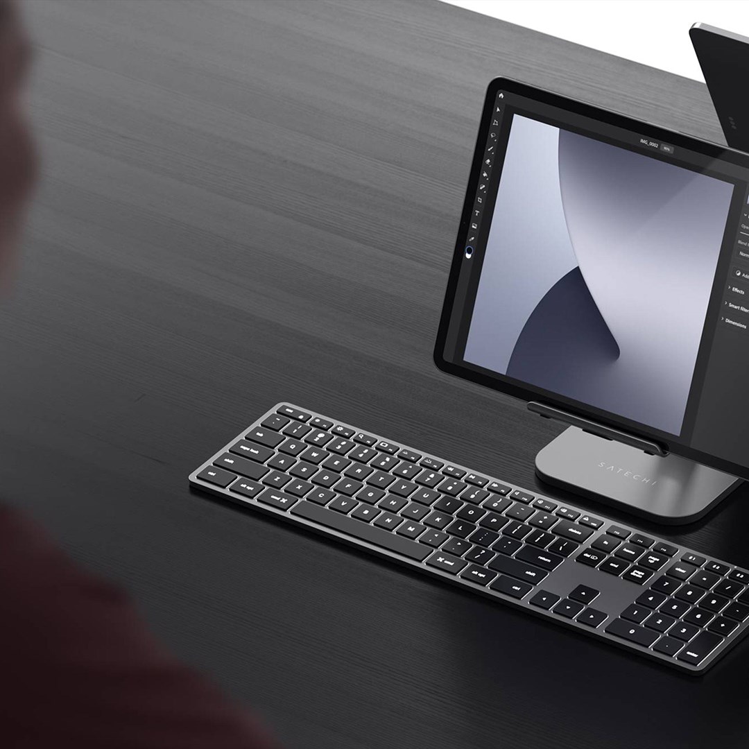 Satechi Slim X3 keyboard Bluetooth numpad silver Satechi Slim X3 keyboard Bluetooth numpad silver