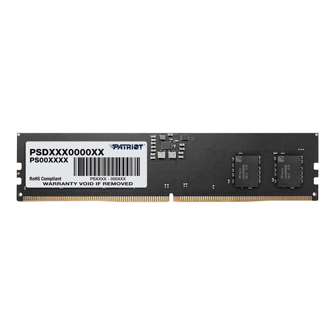 Patriot DDR5 16 GB Signature 4800MHZ CL40 Memory Patriot DDR5 16 GB Signature 4800MHZ CL40 Memory