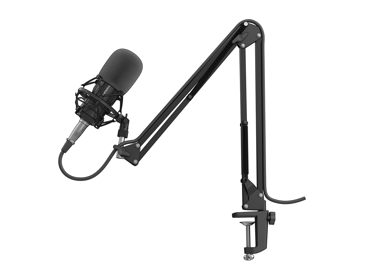 GENESIS Radium 300 XLR Black Studio microphone GENESIS Radium 300 XLR Black Studio microphone