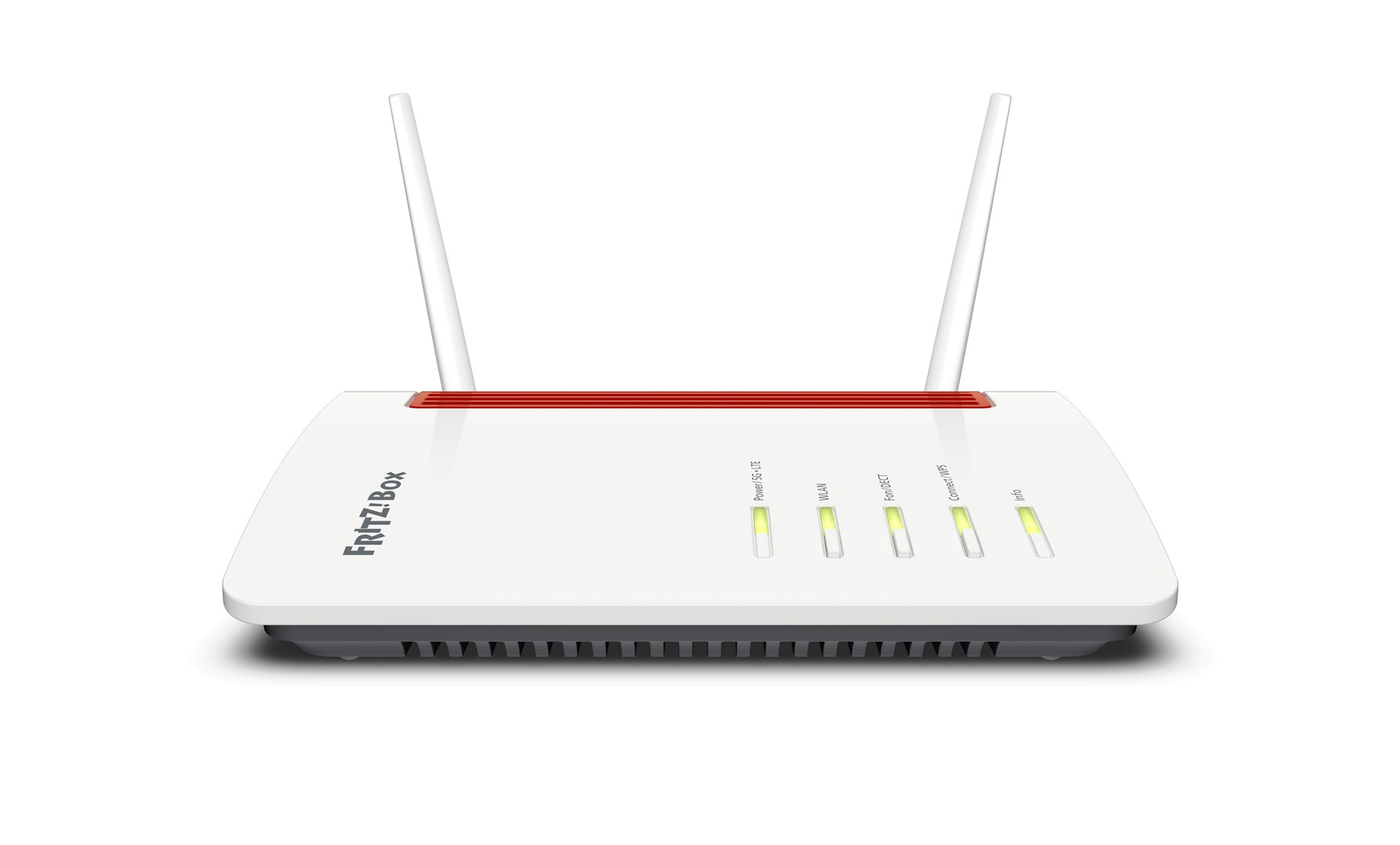Box FRITZ! 6850 5G wireless router Gigabit Ethernet Dual-band (2.4 GHz / 5 GHz) Black, Red, White Box FRITZ! 6850 5G wireless router Gigabit Ethernet Dual-band (2.4 GHz / 5 GHz) Black, Red, White