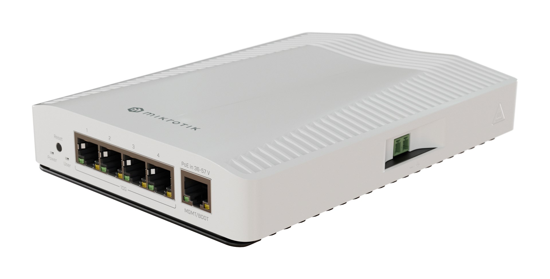 MikroTik Ethernet switch | CRS304-4XG-IN | Ethernet switch | Desktop, DIN rail mountable | 10 Gbps (RJ-45) ports quantity 4 MikroTik Ethernet switch | CRS304-4XG-IN | Ethernet switch | Desktop, DIN rail mountable | 10 Gbps (RJ-45) ports quantity 4
