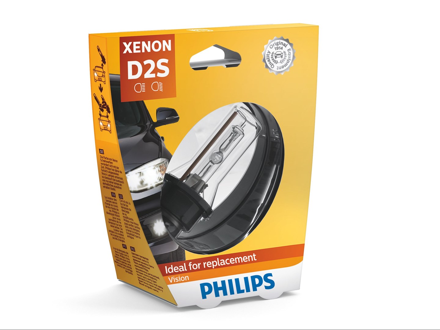 Philips Xenon Vision Lamp D2S 85 V 12 V, 85 V 1 pc Philips Xenon Vision Lamp D2S 85 V 12 V, 85 V 1 pc
