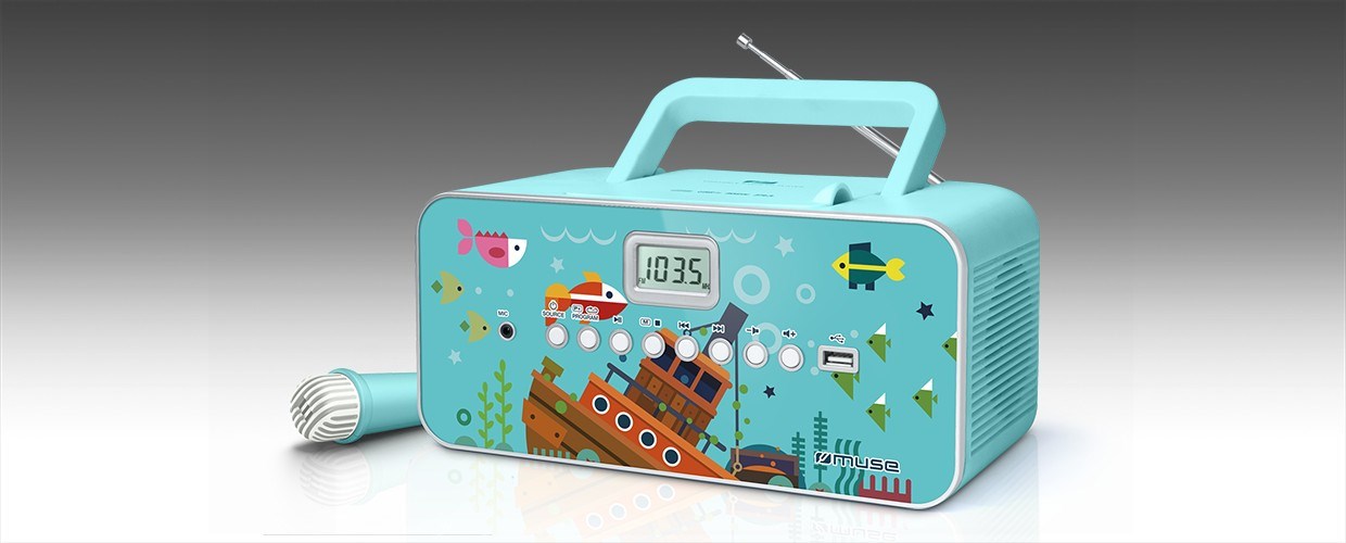 Muse M-29KB portable stereo system Digital 1 W FM, MW, PLL Multicolour MP3 playback Muse M-29KB portable stereo system Digital 1 W FM, MW, PLL Multicolour MP3 playback