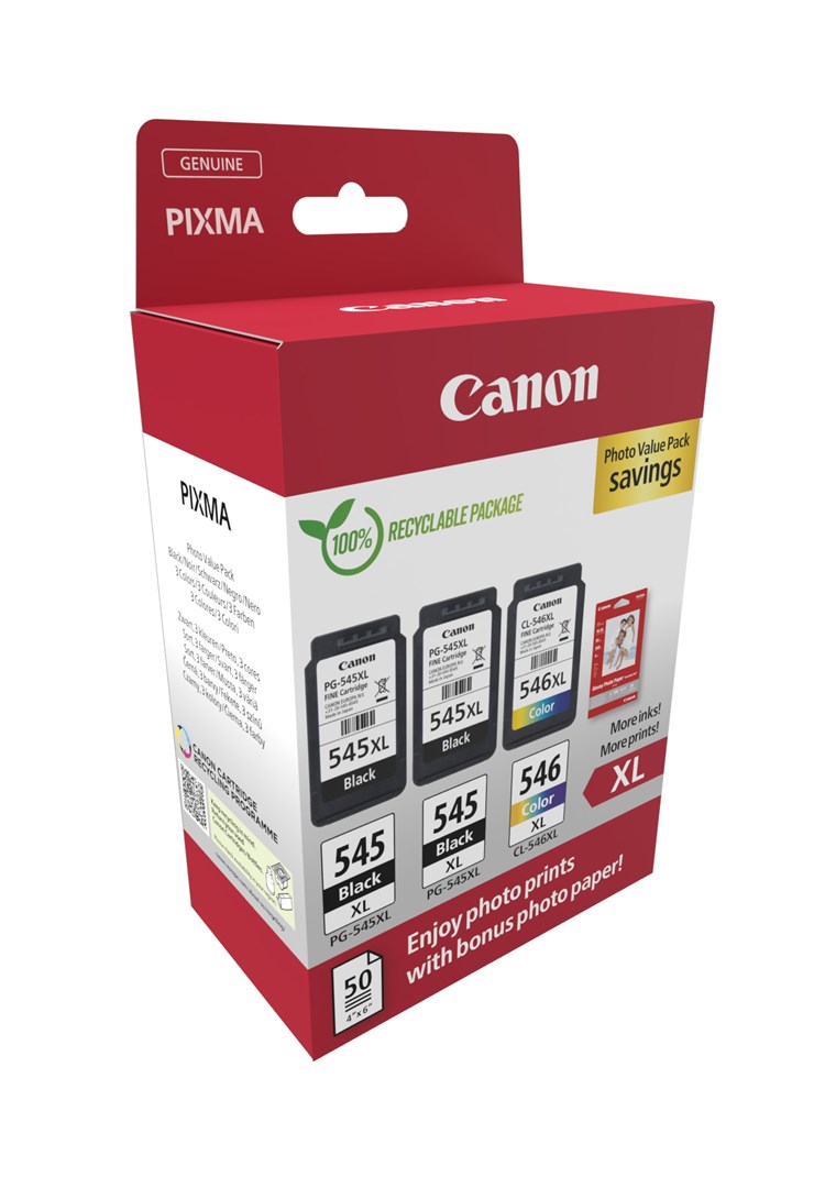 Canon 8286B015 ink cartridge 3 pc(s) Original High (XL) Yield Black, Cyan, Magenta, Yellow Canon 8286B015 ink cartridge 3 pc(s) Original High (XL) Yield Black, Cyan, Magenta, Yellow
