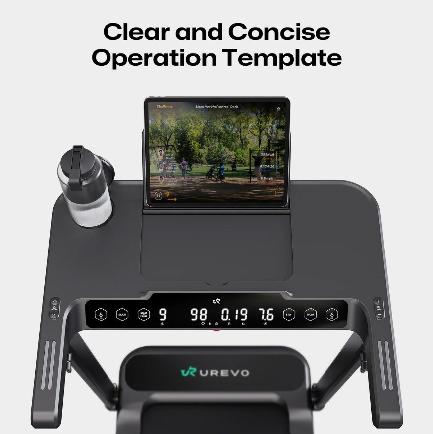 Treadmill with built-in work and exercise desk UREVO Foldi 3S Treadmill with built-in work and exercise desk UREVO Foldi 3S