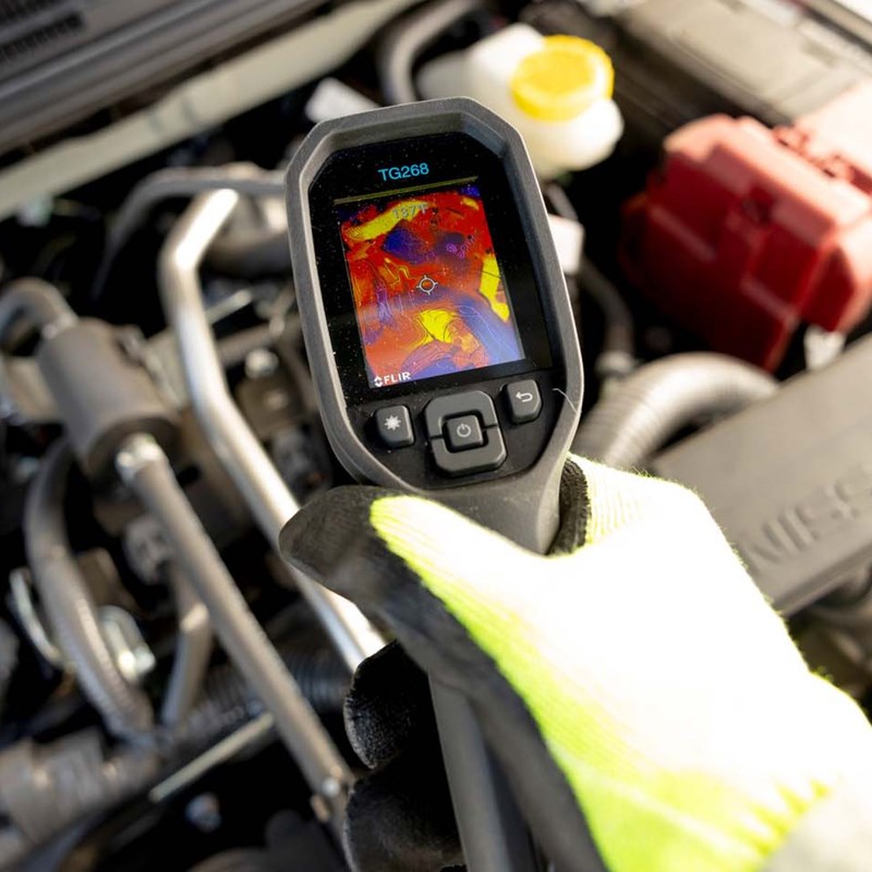 FLIR TG268 Infrarot-Thermometer -25 bis+400°C Black Built-in display LCD 320 x 240 pixels FLIR TG268 Infrarot-Thermometer -25 bis+400°C Black Built-in display LCD 320 x 240 pixels