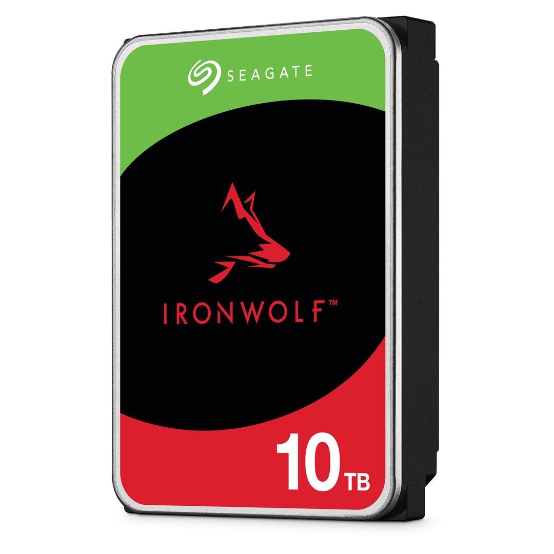 Seagate IronWolf internal hard drive 10 TB 256 MB 3.5" Serial ATA III (ST10000VN000) Seagate IronWolf internal hard drive 10 TB 256 MB 3.5" Serial ATA III (ST10000VN000)