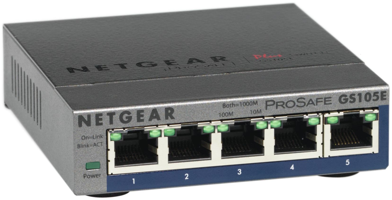 NETGEAR GS105E-200PES network switch Managed L2/L3 Gigabit Ethernet (10/100/1000) Grey NETGEAR GS105E-200PES network switch Managed L2/L3 Gigabit Ethernet (10/100/1000) Grey