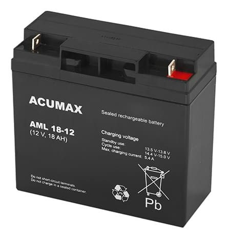 EMU Electronic AM 18-12 VRLA AGM 12 V 18 Ah EMU Electronic AM 18-12 VRLA AGM 12 V 18 Ah