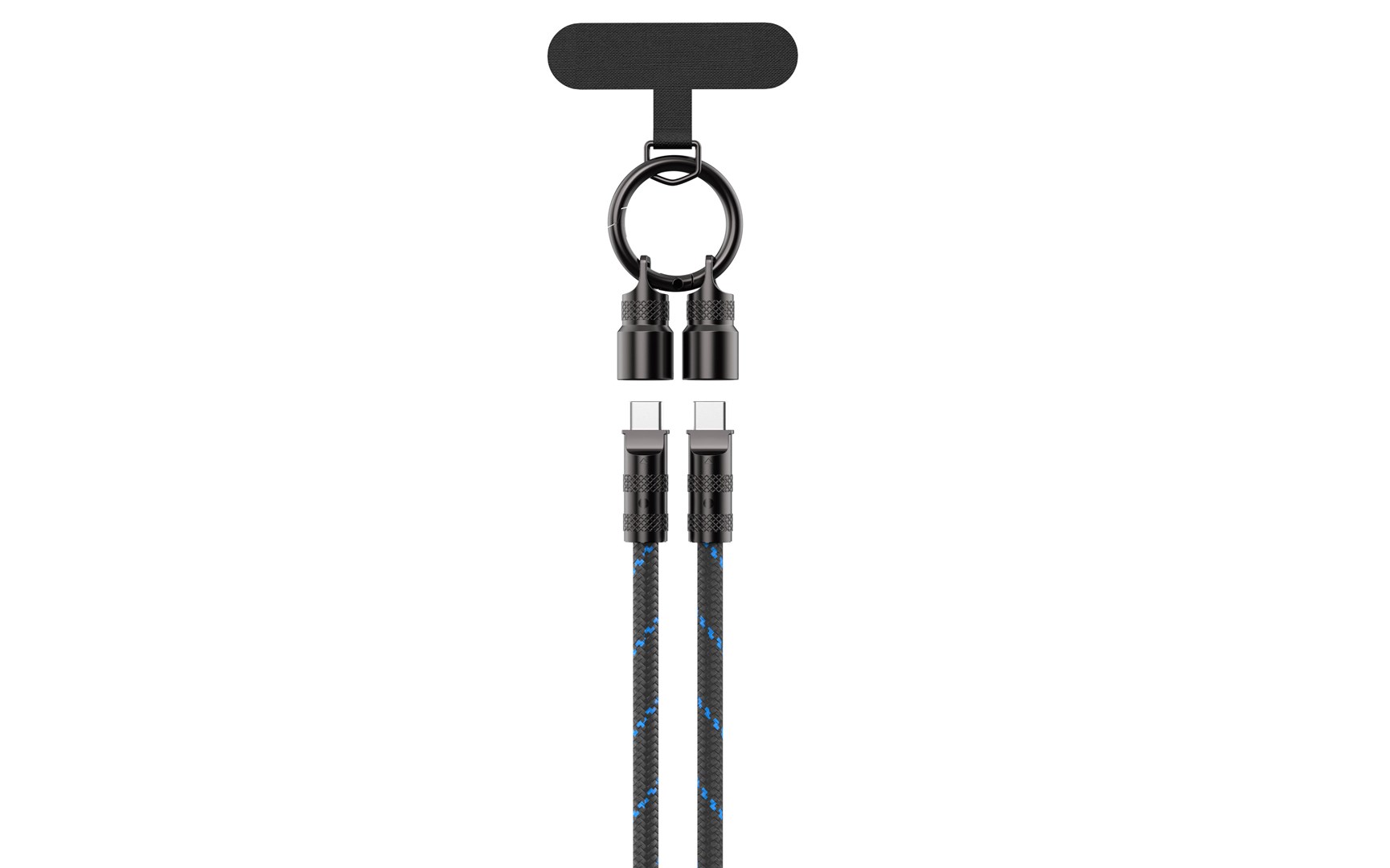 Havit CB6340 - charging cable, 1.2m (black/blue) Havit CB6340 - charging cable, 1.2m (black/blue)
