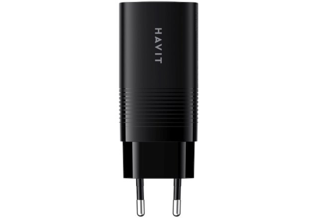 Havit UC20 - GaN 65 W three-port travel charger, black Havit UC20 - GaN 65 W three-port travel charger, black