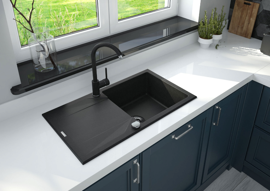1-bowl granite sink with drainer 1-bowl granite sink with drainer