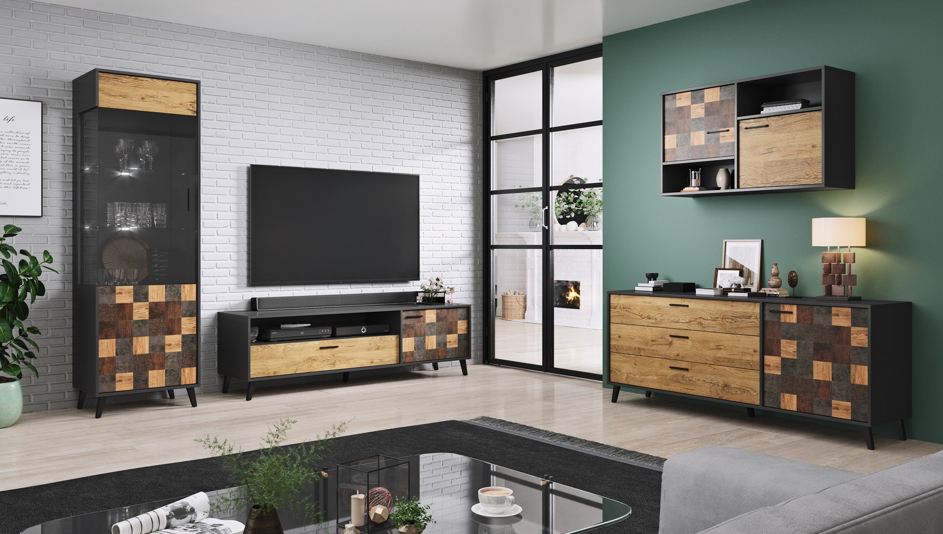 Cama display cabinet 1D SOUL 192/60/45 Cama display cabinet 1D SOUL 192/60/45