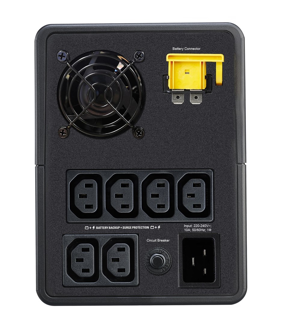 APC Easy UPS, 2200VA, Tower, 230V, 6x IEC C13 Outlets, AVR APC Easy UPS, 2200VA, Tower, 230V, 6x IEC C13 Outlets, AVR