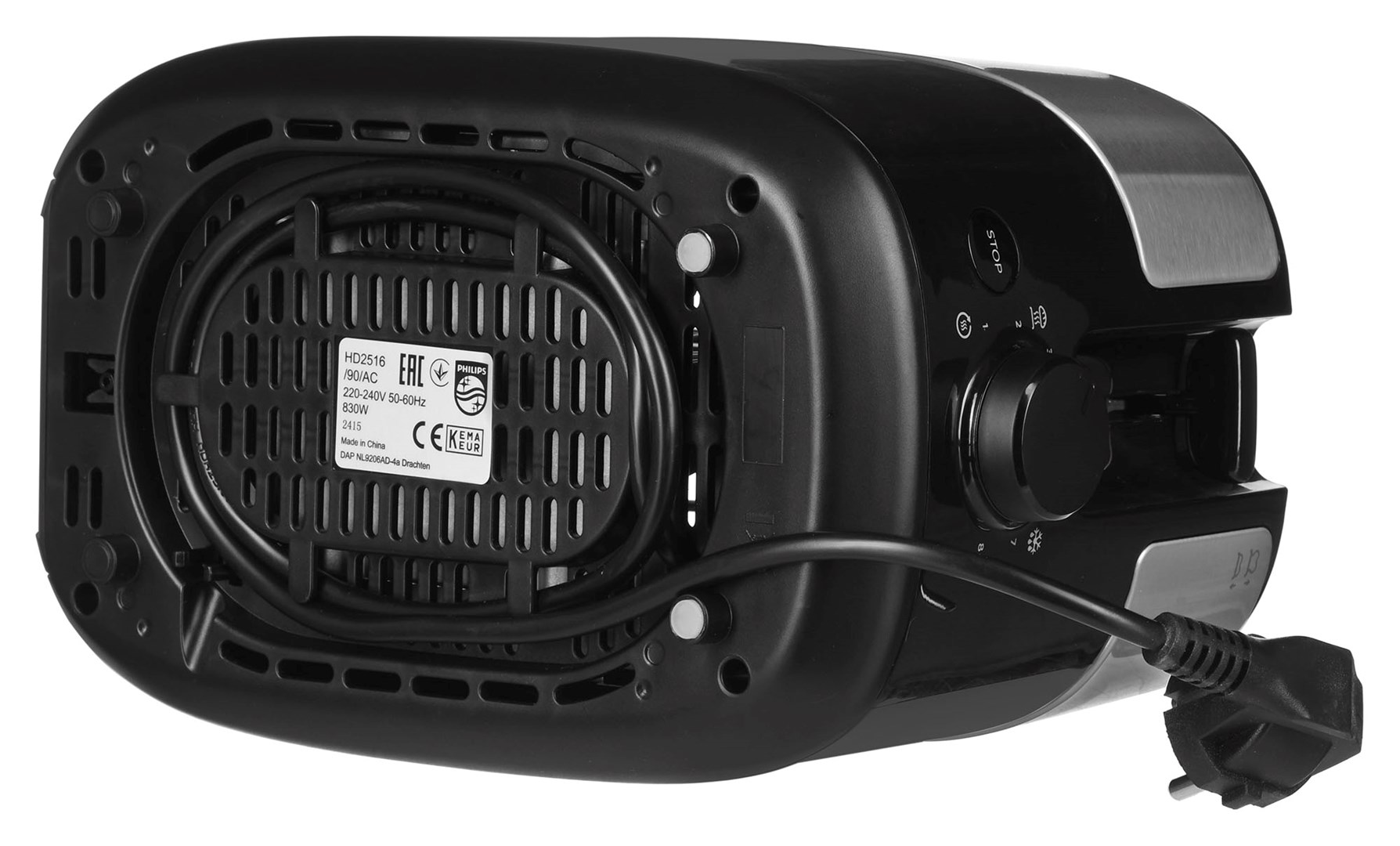 Philips Daily Collection HD2516/90 toaster 2 slice(s) 830 W Black Philips Daily Collection HD2516/90 toaster 2 slice(s) 830 W Black