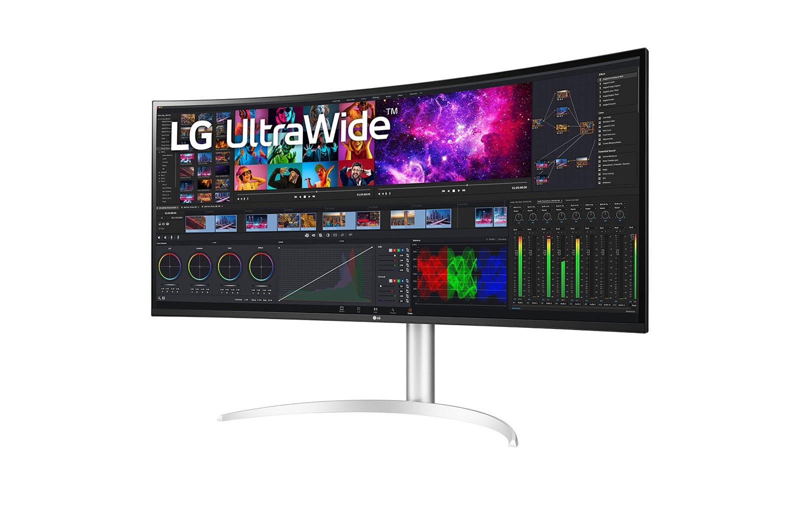 LG 40WP95XP-W computer monitor 100.8 cm (39.7") 5120 x 2160 pixels UltraWide 5K HD White LG 40WP95XP-W computer monitor 100.8 cm (39.7") 5120 x 2160 pixels UltraWide 5K HD White
