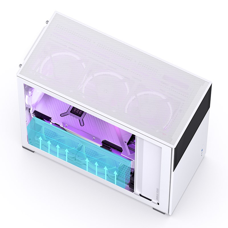 Jonsbo D41 Screen ATX Case, Tempered Glass - white Jonsbo D41 Screen ATX Case, Tempered Glass - white