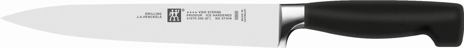 Set of 4 ZWILLING Four Star block knives white Set of 4 ZWILLING Four Star block knives white