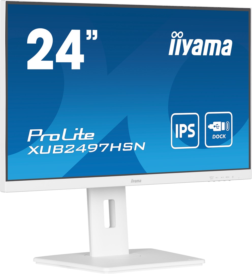 iiyama ProLite 24" IPS technology panel with USB-C dock and RJ45 (LAN) iiyama ProLite 24" IPS technology panel with USB-C dock and RJ45 (LAN)