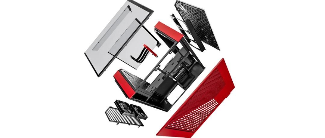 HYTE Y60 Midi Tower Black, Red HYTE Y60 Midi Tower Black, Red
