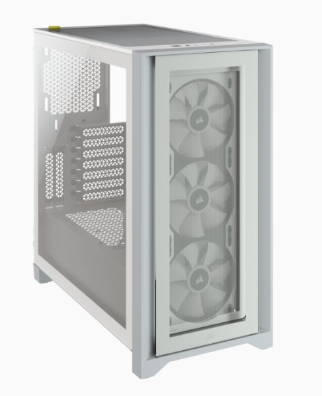Corsair iCUE 4000X RGB Midi Tower White Corsair iCUE 4000X RGB Midi Tower White