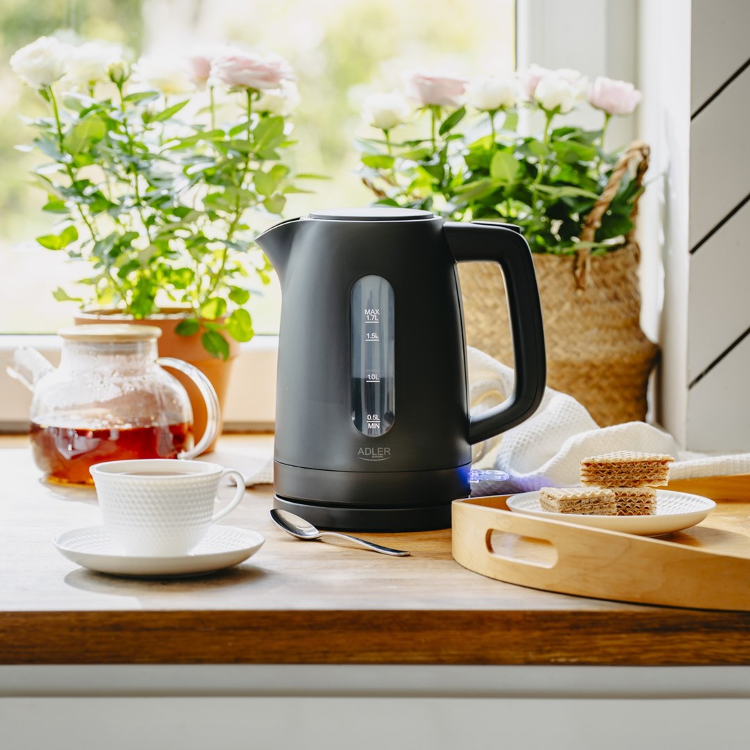ADLER AD 1379B black electric kettle ADLER AD 1379B black electric kettle