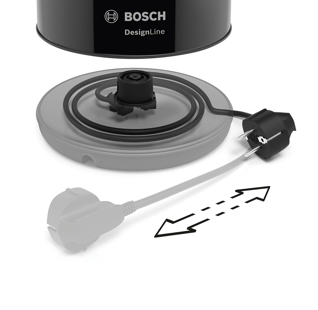 Bosch TWK3P423 electric kettle 1.7 L 2400 W Black Bosch TWK3P423 electric kettle 1.7 L 2400 W Black
