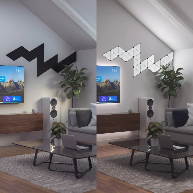 Nanoleaf NL47-0101TW-3PK smart lighting Smart panel Wi-Fi Nanoleaf NL47-0101TW-3PK smart lighting Smart panel Wi-Fi