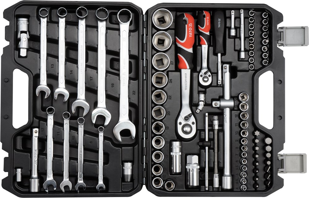 Yato YT-12691 socket wrench Socket wrench set 82 pc(s) Yato YT-12691 socket wrench Socket wrench set 82 pc(s)