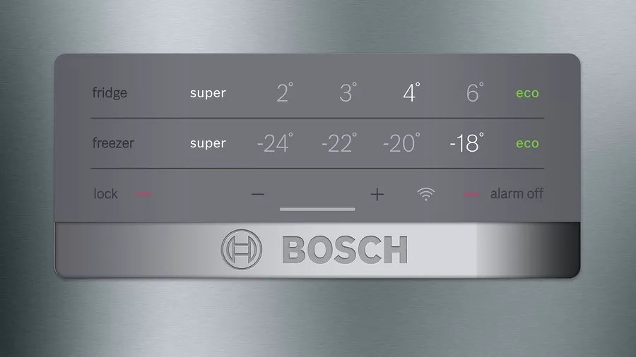 Bosch Serie 4 KGN397IEQ fridge-freezer Freestanding 368 L E Stainless steel Bosch Serie 4 KGN397IEQ fridge-freezer Freestanding 368 L E Stainless steel
