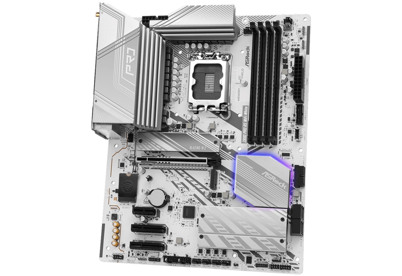 ASRock Z890 Pro RS WiFi White - Motherboard ASRock Z890 Pro RS WiFi White - Motherboard