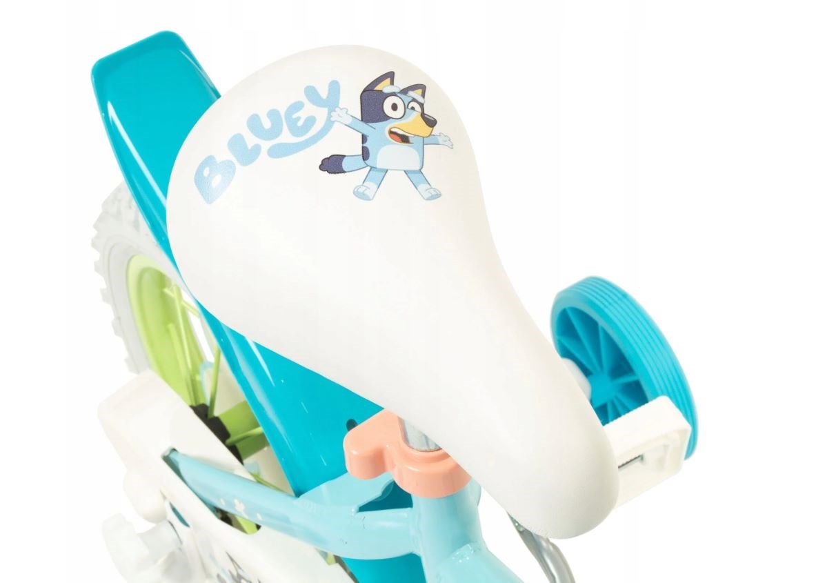 TOIMSA children's bicycle Bluey 12” Blue and lime blue TOIMSA children's bicycle Bluey 12” Blue and lime blue